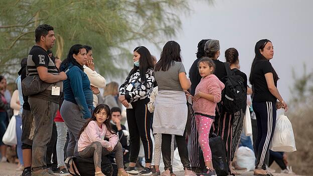 Migranten in Texas