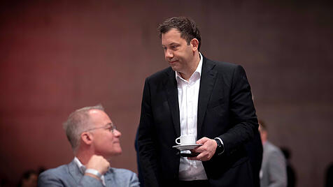 Lars Klingbeil, Matthias Miersch, SPD Parteitag