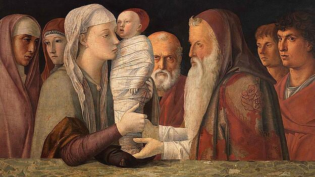 "Die Darbringung Christi im Tempel", Giovanni Bellini (1472)