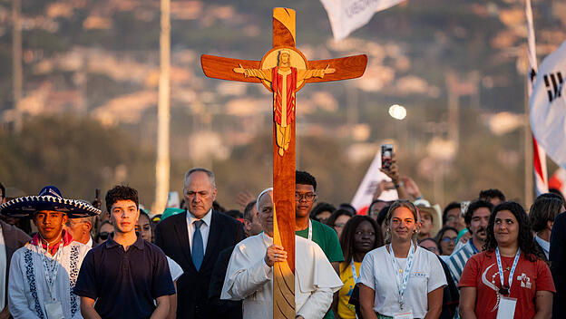 Papst Leo XIV. auf dem Weltjugendtag
