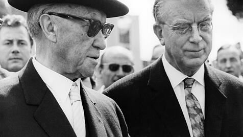 Konrad Adenauer und Hans Globke