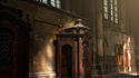 Confessional Saint-Etienne in the Cathedral in Metz in France. Cathedral Saint-Etienne, Metz, Lorrain, France - August 2