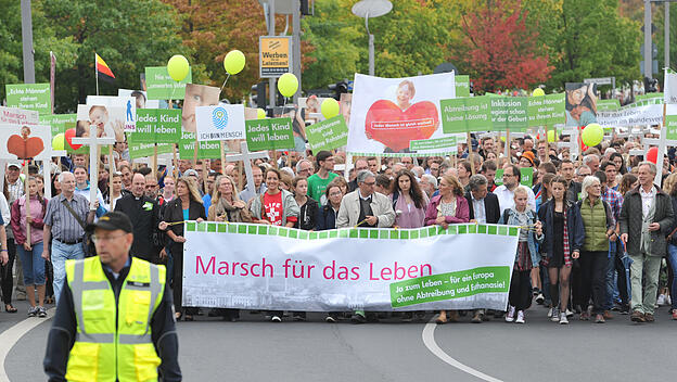 Abtreibungsgegner demonstrieren beim Marsch für das Leben