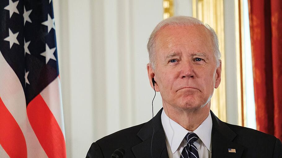 Joe Biden bei Pressekonferenz in Tokio