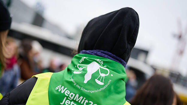Demonstrationen für Legalisierung von Abtreibungen in Karlsruhe