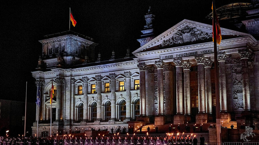 Großer Zapfenstreich in Berlin am 13.10.2021