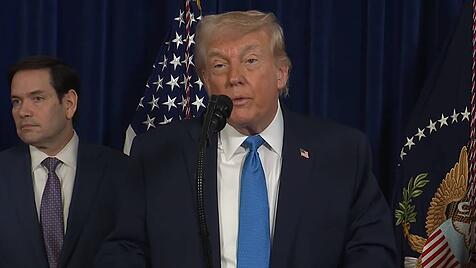 Pressekonferenz mit Donald Trump nach Milit&auml;rintervention in Venezuela