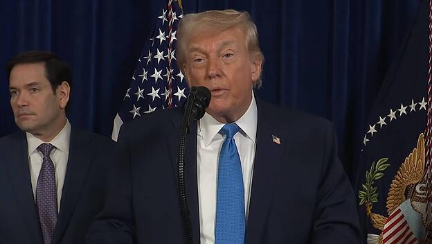 Pressekonferenz mit Donald Trump nach Milit&auml;rintervention in Venezuela
