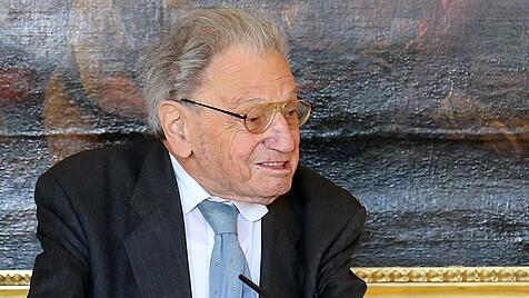 Richard Schäffler bei seinem letzten öffentlichen Vortrag 2017