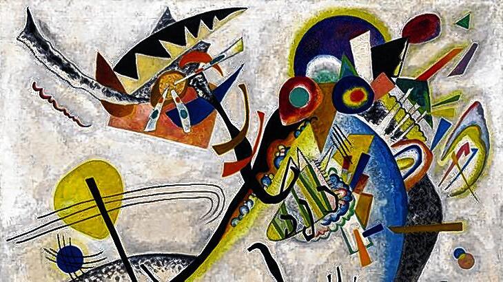 "Blaues Segment",  Wassily Kandinsky, 1921