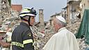 Papst Franziskus in Amatrice
