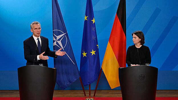 Nato-Generalsekretär Stoltenberg trifft Außenministerin Baerbock