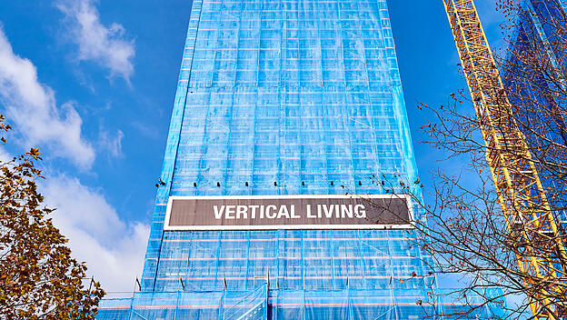 Senkrechtes Wohnen