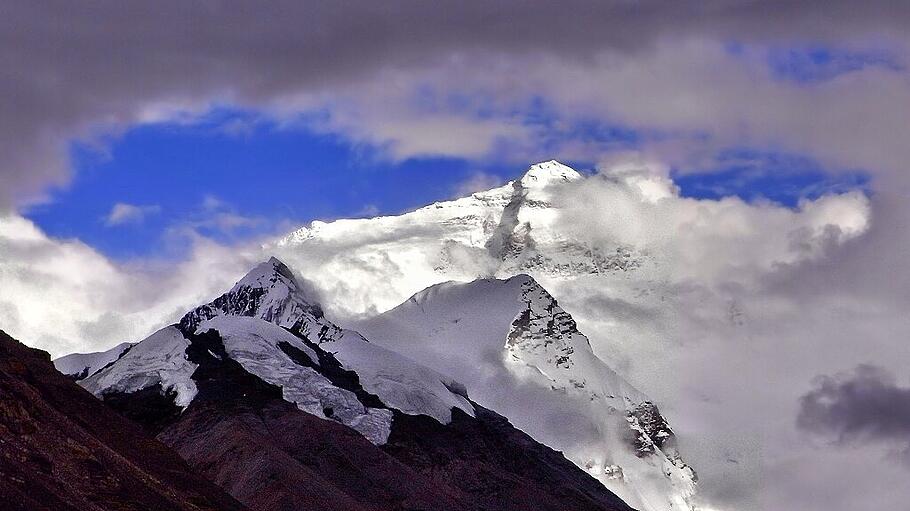 Mount Everest in der autonomen Region Tibet