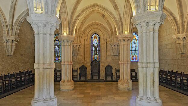 Kapitelsaal des Benediktinerklosters Abtei von Casamari