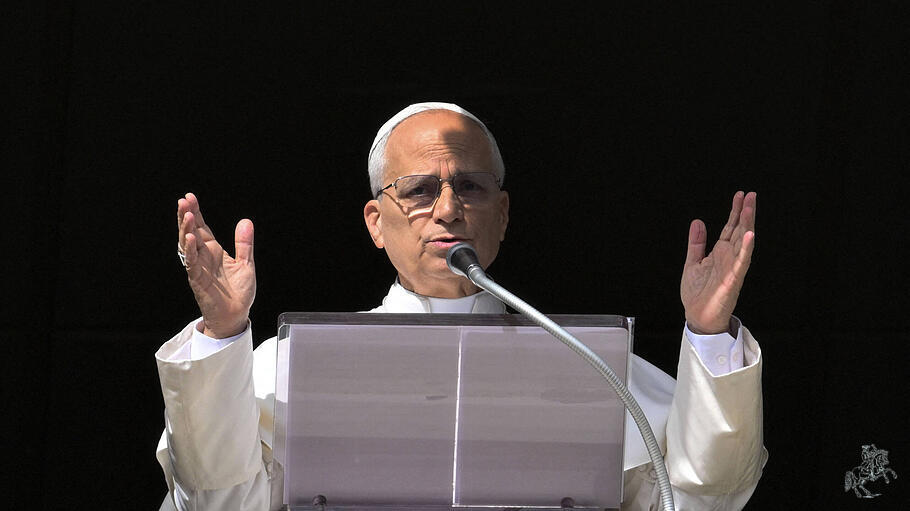 Papst Leo XIV. beim Angelus