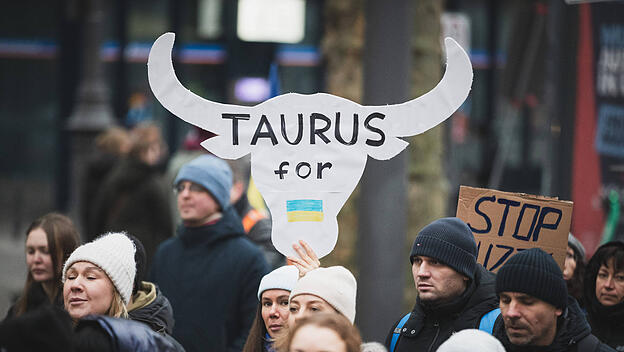Demonstration für die Ukraine in Köln