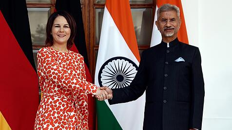 Außenministerin Annalena Baerbock besucht Indien