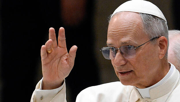 ITALY - POPE LEO XIV DURING AN AUDIENCE  WITH  PARTICIPANTS IN THE JUBILEE OF THE EASTERN CHURCHES AT THE PAUL VI HALL  IN  VATICAN - 2025/5/14