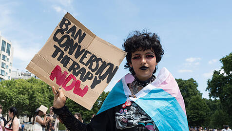Trans Pride Protest in London, UK