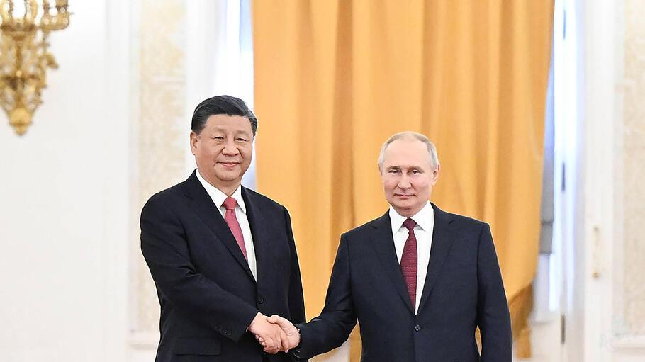 Chinas Präsident Xi Jinping und Russlands Präsident Wladimir Putin