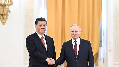 Chinas Präsident Xi Jinping und Russlands Präsident Wladimir Putin
