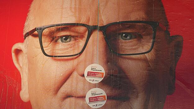 Wahlplakat von Dietmar Woidke