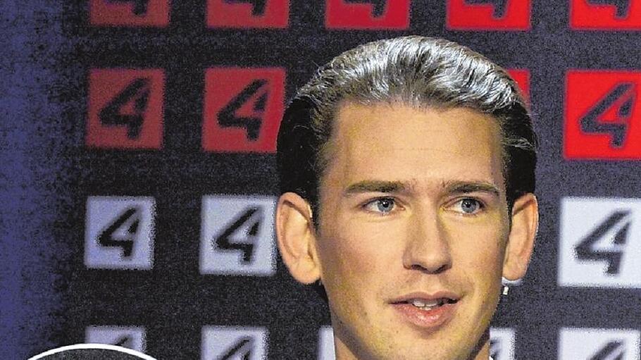 Sebastian Kurz bei der Elefantenrunde  in Wien