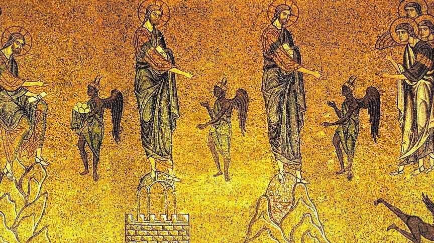 Mosaik aus dem Markusdom in Venedig.