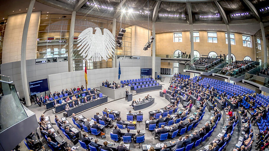 Plenarsaal des Deutschen Bundestages