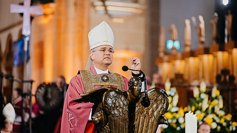 Erste Predigt des neuen Erzbischofs von Paderborn, Udo Markus Bentz