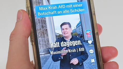 TikTok-Video des AfD-Politikers Maximilian Krah