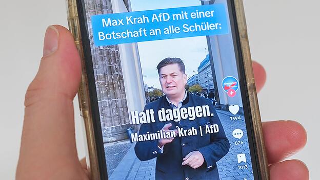 TikTok-Video des AfD-Politikers Maximilian Krah