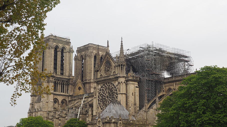 Kathedrale Notre-Dame ohne Dach