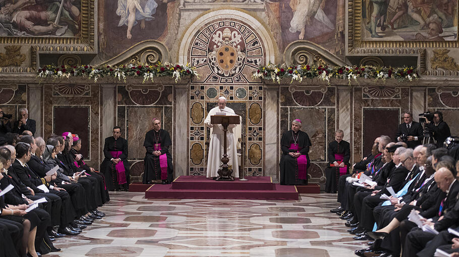 Neujahrsempfang mit Papst Franziskus