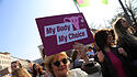 Pro-Abtreibungsdemonstration am Weltfrauentag (8. März) in Berlin