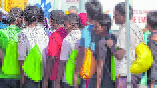 Migranten in Palermo