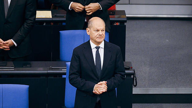 Bundeskanzler Olaf Scholz, (SPD)