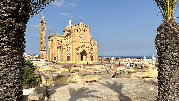 Marienwallfahrtskirche Ta' Pinu auf der maltesischen Insel Gozo.