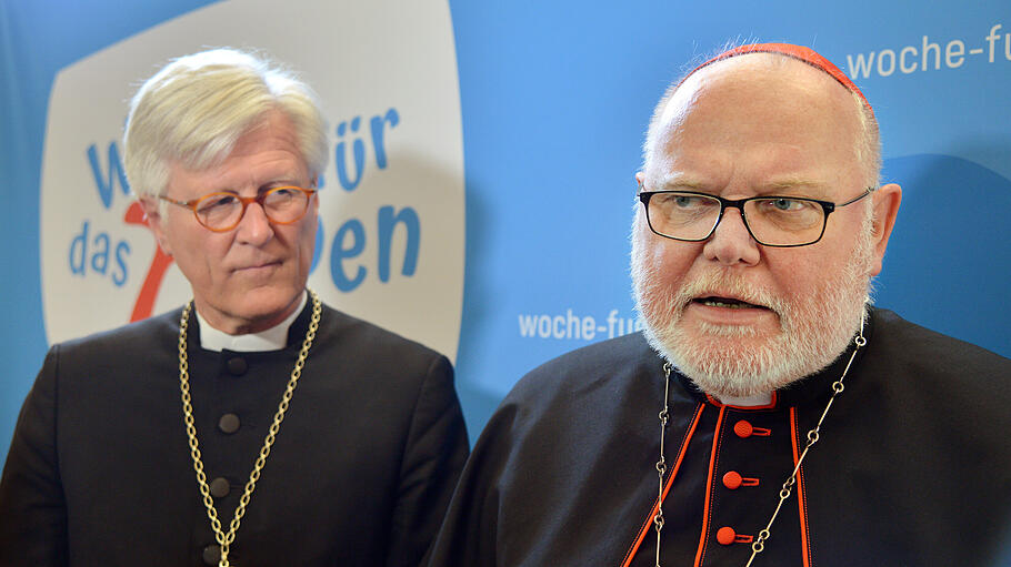 Kardinal Reinhard Marx (r.) und Landesbischof Heinrich Bedford-Strohm
