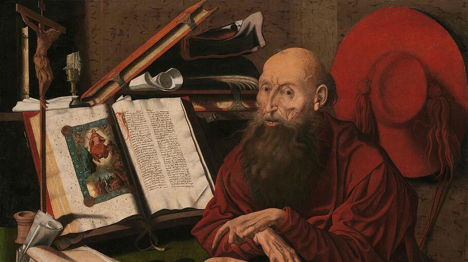 Heilige Hieronymus der die Bibel ins Lateinische übersetzte