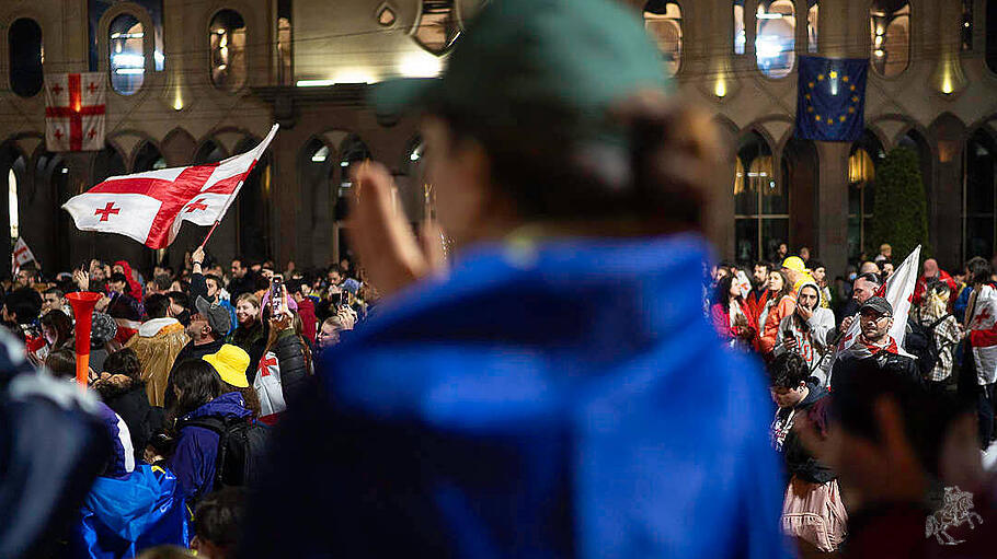 Proteste am orthodoxen Osterfest in Georgien