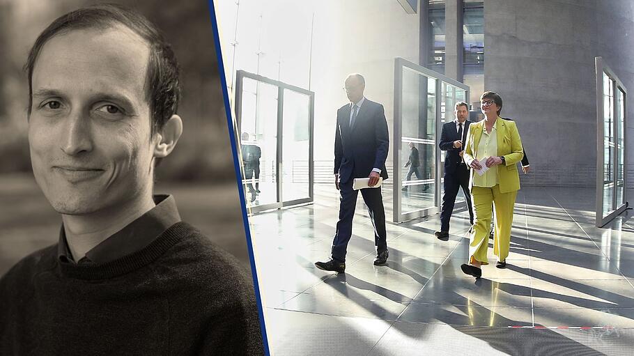 Merz, Klingbeil, Esken und Söder treten vor die Presse, um ihre Koalition zu verkünden