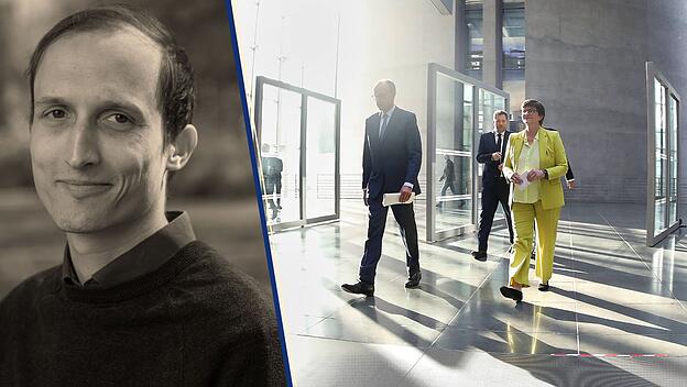 Merz, Klingbeil, Esken und Söder treten vor die Presse, um ihre Koalition zu verkünden