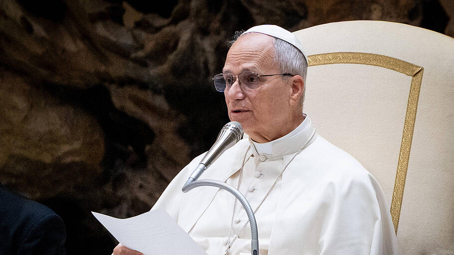 Leo XIV. bei Audienz im Vatikan