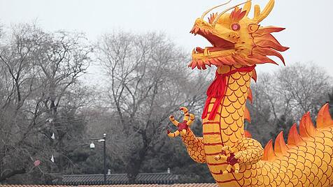 Der Drache ist ein Symbol für Chinas Größe