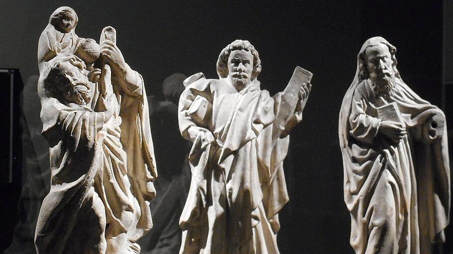 Heilige Christopherus  mit zwei Aposteln