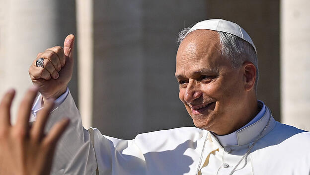 Papst Leo XIV. beim Jubiläum der Bischöfe
