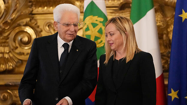 Vereidigung der neuen Regierung in Italien