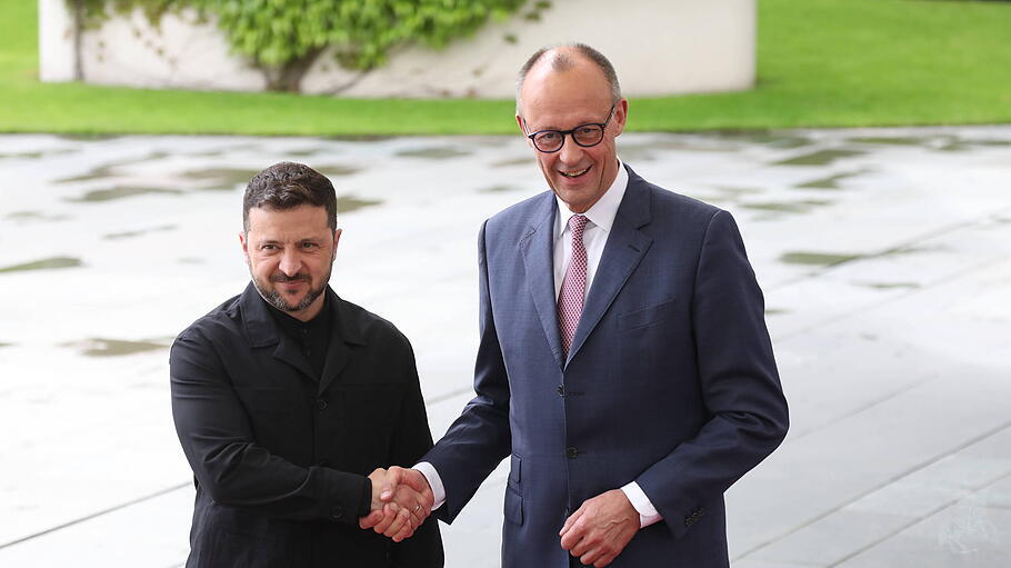 Wolodymyr Selenskyj und Friedrich Merz
